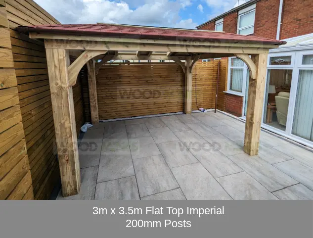 3m x 3.5m Flat top 200mm posts.webp