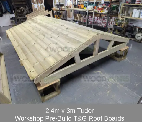2.4m x 3m Tudor Gazebo