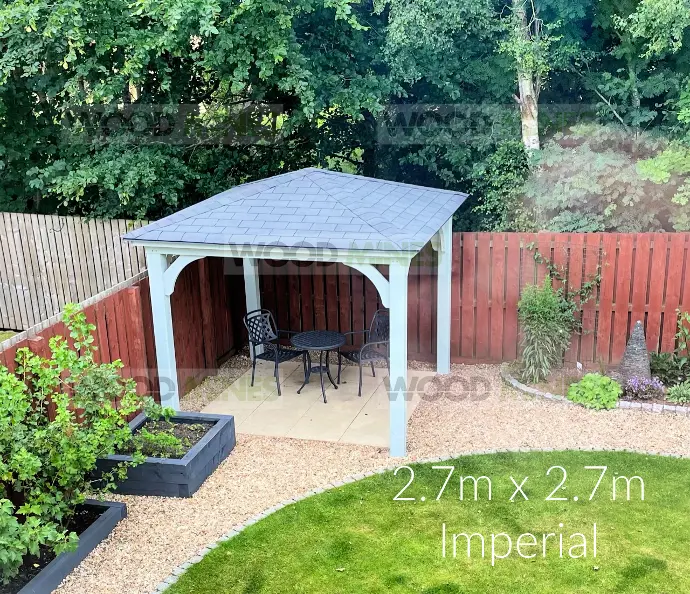 2.7m x 2.7m Imperial Gazebo (3.04m x 3.04m Overall)
