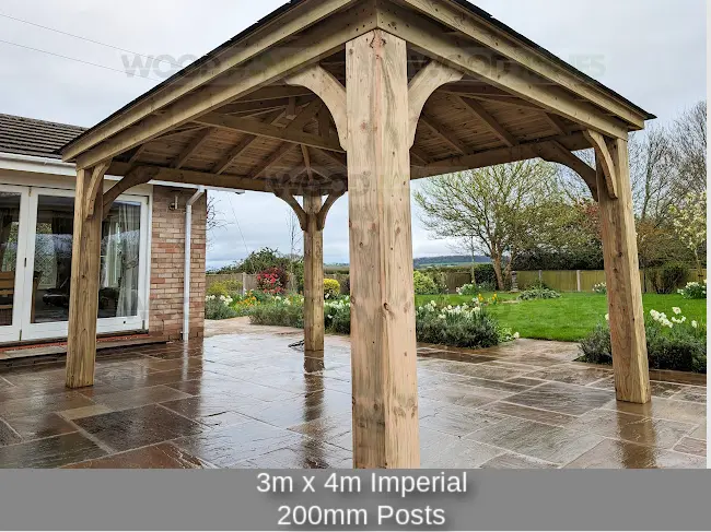 3m x 4m Imperial Gazebo (3.34 x 4.34m Overall)