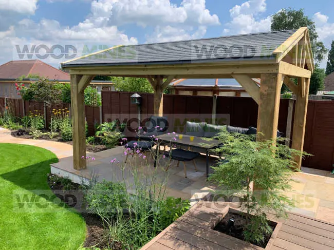 2.4m x 2.4m Tudor Gazebo