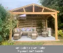 2.4m x 4m Tudor Gazebo