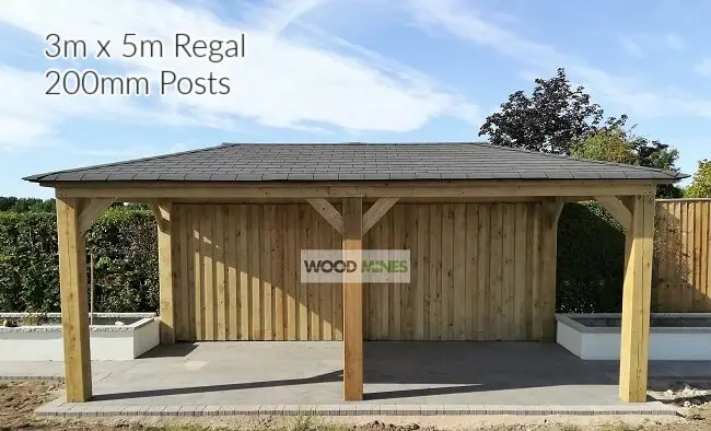 3m x 5m Regal Gazebo (3.34m x 5.34m Overall)