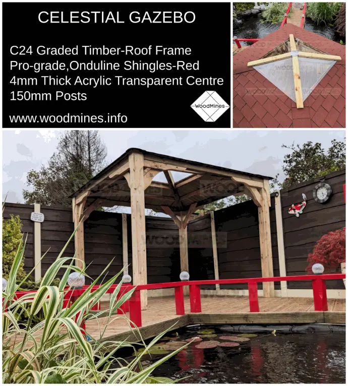 2.6m x 3m Celestial Garden Gazebo