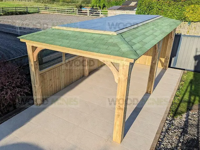4m x 6m Flat Top Imperial Gazebo (4.35m x 6.35m Overall) 200mm Posts, 6x3 Frame