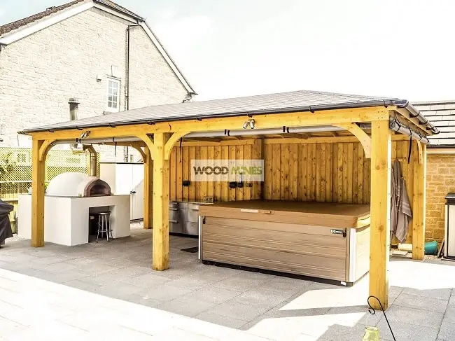 4m x 8m Imperial Gazebo (4.34m x 8.34m)200mm Posts & 6x3 Frame