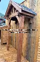 Heavy Duty Timber Porch 1.5m Wide x 2m Gable