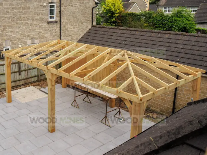 4m x 5m Imperial Gazebo (4.34m x 5.34m Overall) 6x3 Frame, 200mm Posts