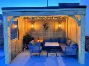2m x 2m Pent Roof Gazebo