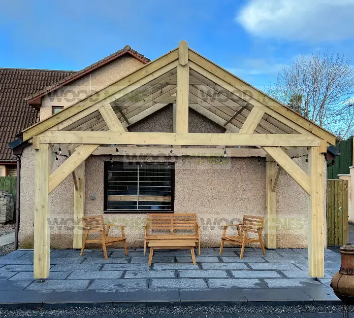 4m x 4m Elizabethan Gazebo