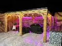 4m x 5m Pent Roof Gazebo
