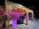 4m x 6m Pent Roof Gazebo with 200mm Posts & 6x3 Frame/Rafters