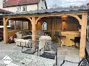 3.3m x 5.5m Imperial Gazebo (3.65m x 5.85m Overall)
