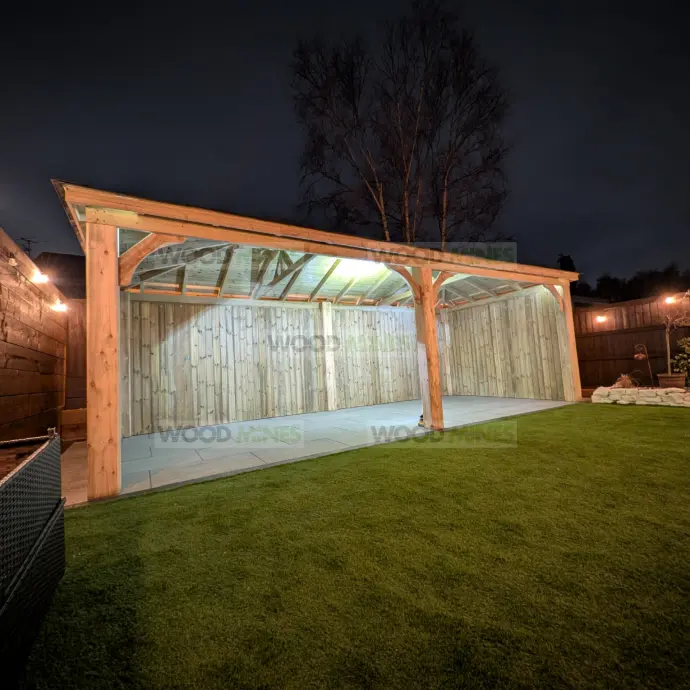 4m x 6m Imperial Gazebo (4.35m x 6.35m Overall) 200mm Posts, 6x3 Frame