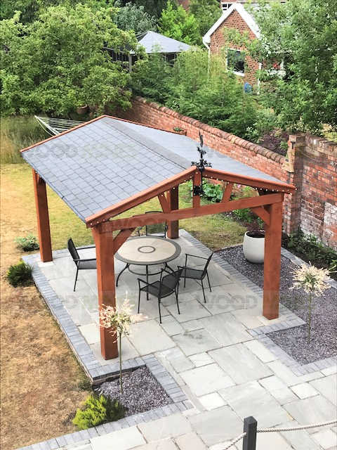 4m x 4m Tudor Gazebo