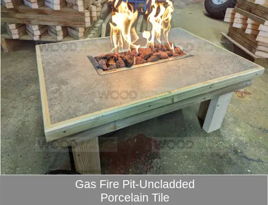 Gas Fire Pit-Uncladded