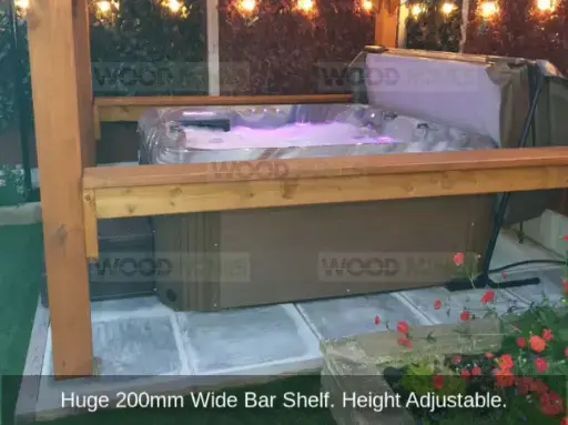 Wooden Bar Shelf