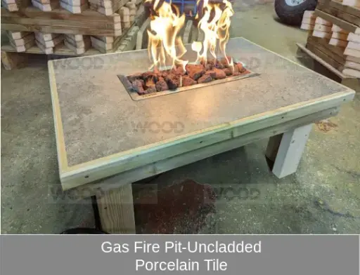 Gas Fire Pit-Uncladded