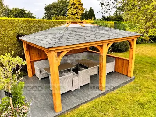 3.8m x 4.5m Imperial Gazebo (4.5m x 4.85m Overall)