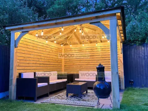 3m x 3.5m Imperial Gazebo (3.34m x 3.84m Overall)