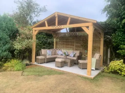2.4m x 4m Tudor Gazebo