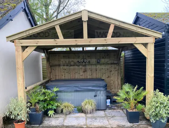 3.5m x 4m Tudor Gazebo